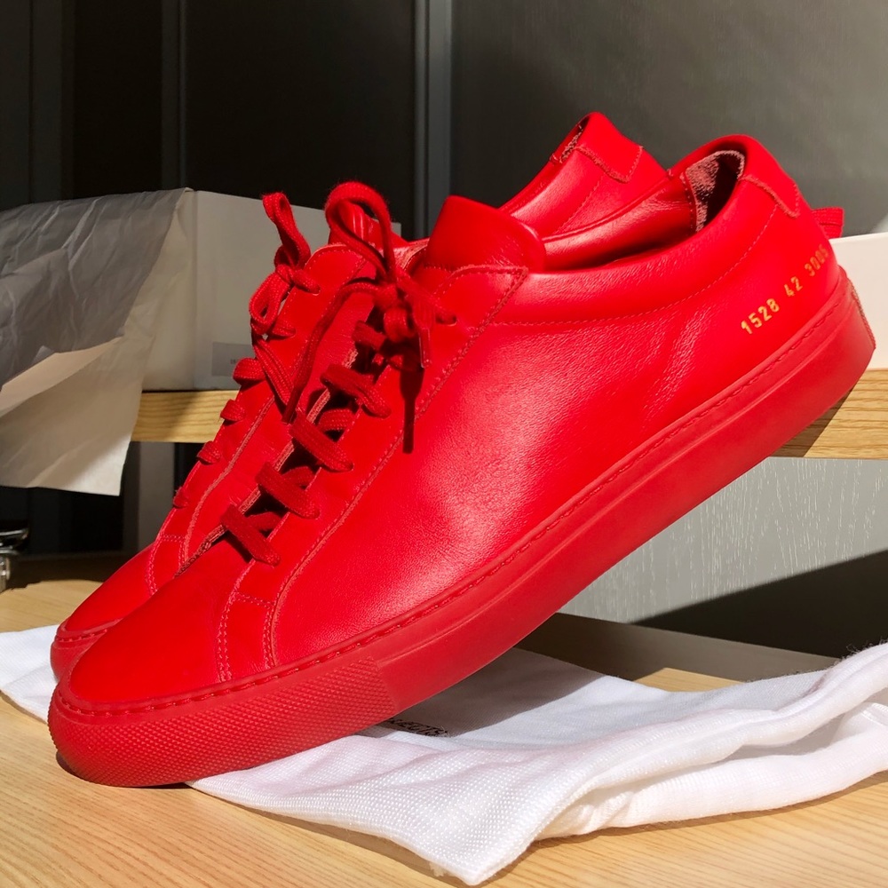 COMMON PROJECTS ORGINAL ACHILLES LOW RED